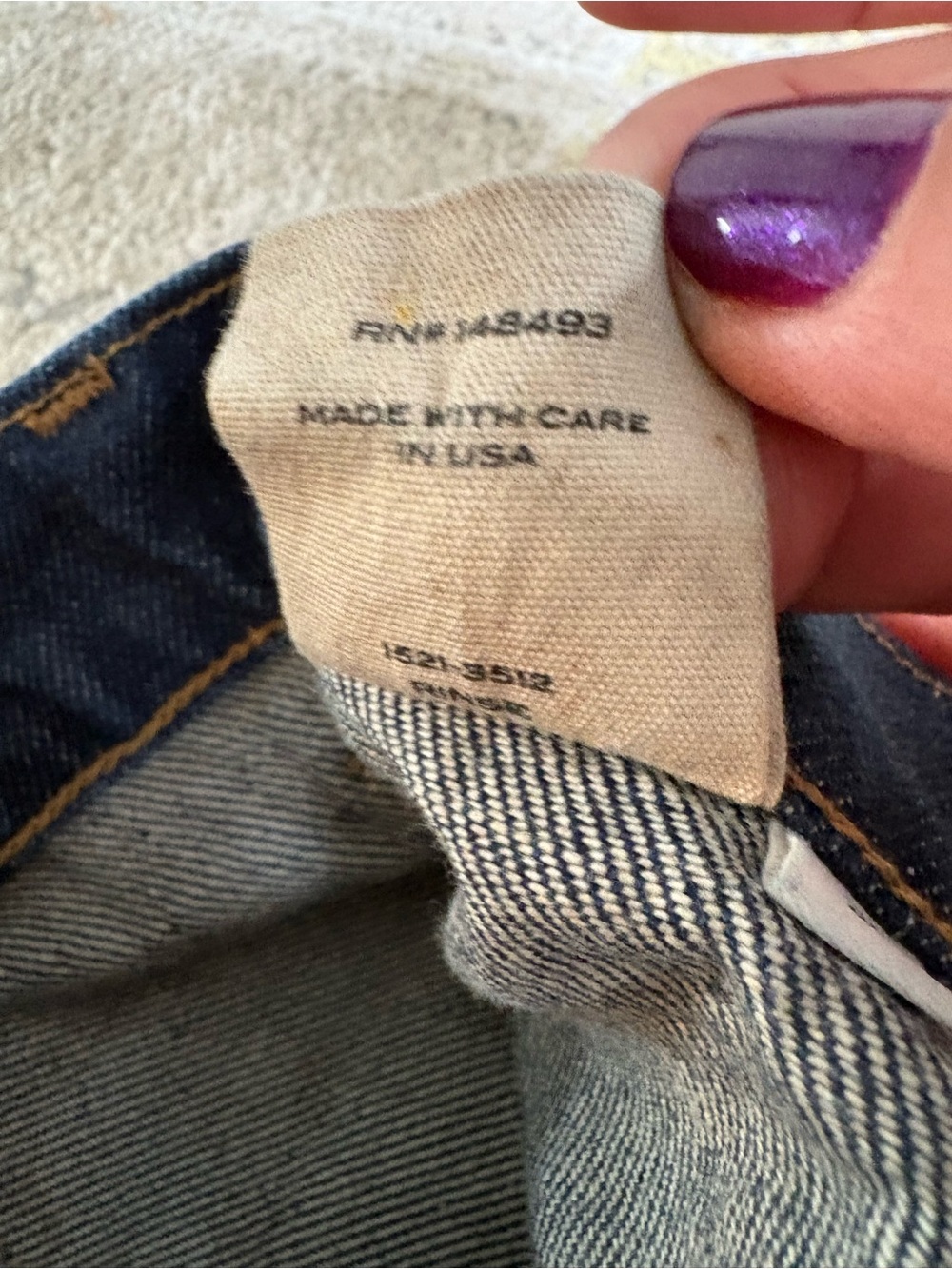 DÔEN Newport Jeans Rinse Wash Size 28 - Picture 8 of 13